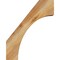 Ekena Millwork 6"W x 16"D x 20"H Westlake Rough Sawn Knee Brace, Western Red Cedar BRC06X16X20WTL00RWR - alternate 3